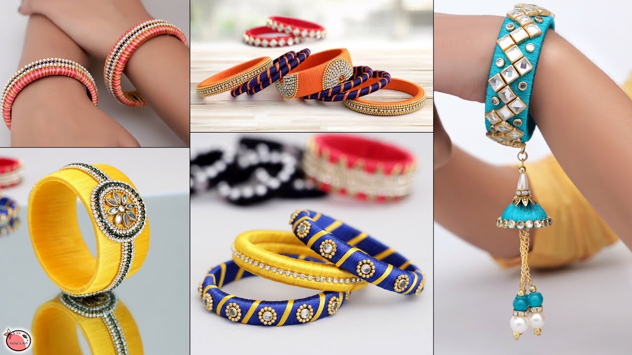 10 Wedding Wear Bangles.... DIY Handmade