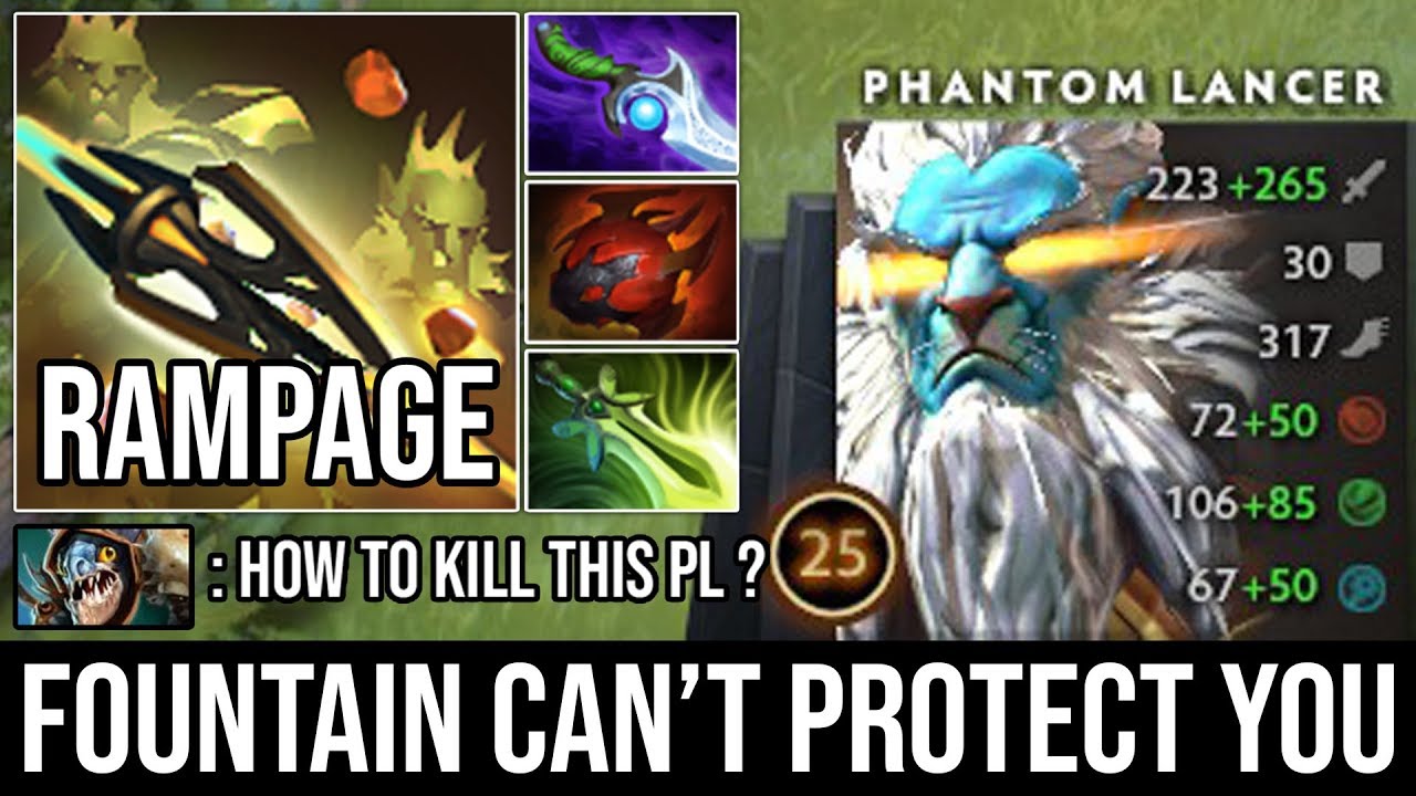 Even Fountain Can't Help You - Super Sick Rampage with Max Illusions PL NEW 7.22h Cancer 22Kill DotA