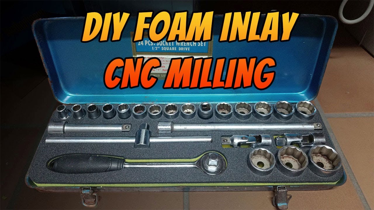 DIY foam inlay for old socket wrench set
