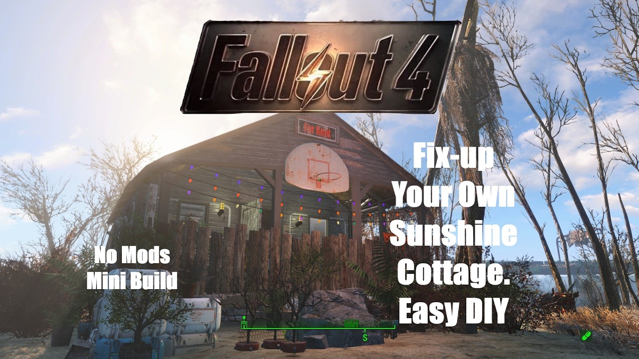 Fallout 4 No Mods Mini Build - The Sunshine Cottage