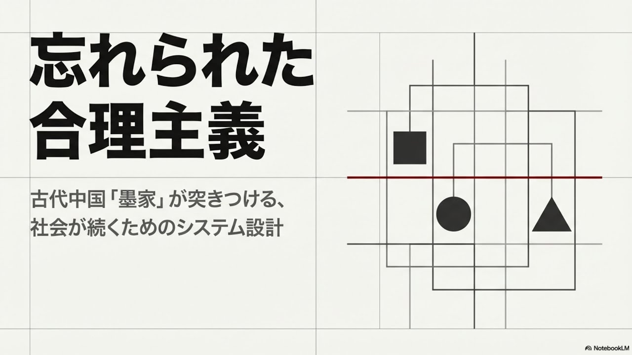 墨家 ― 忘れられた合理主義