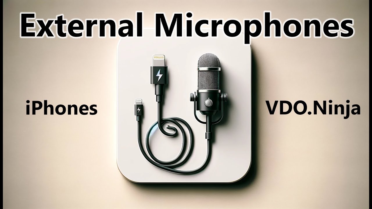 What microphones do iPhones support? #VDO.Ninja