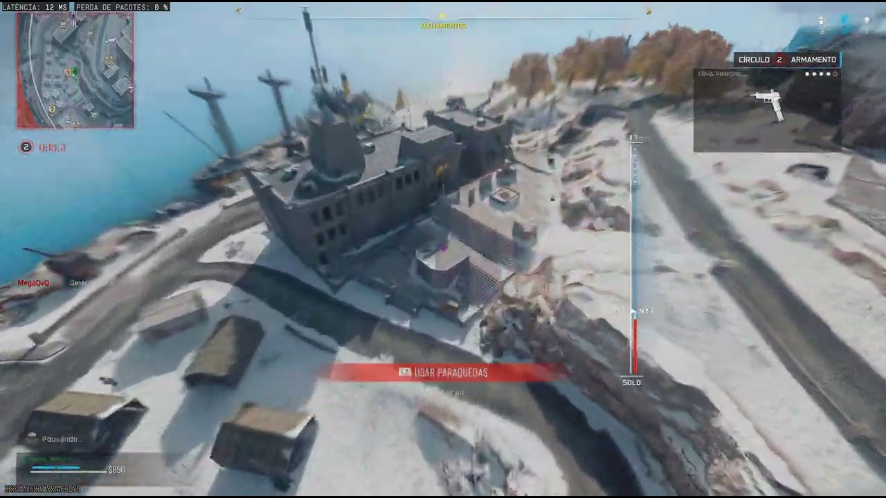 Primeira win solo x squad