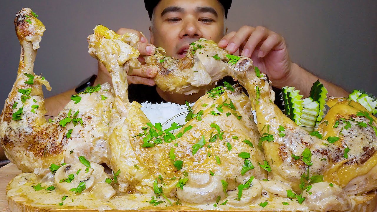 CHICKEN FRICASSEE | FRENCH DISH | CHICKEN WITH MUSHROOM SAUCE | ALFIE EATS