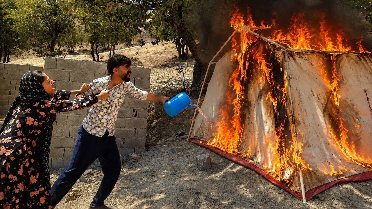 Vali Sets His Second Wife&rsquo;s Tent on Fire;His Anger and Emotional Pressure Reach a Breaking Point!💔🔥😱