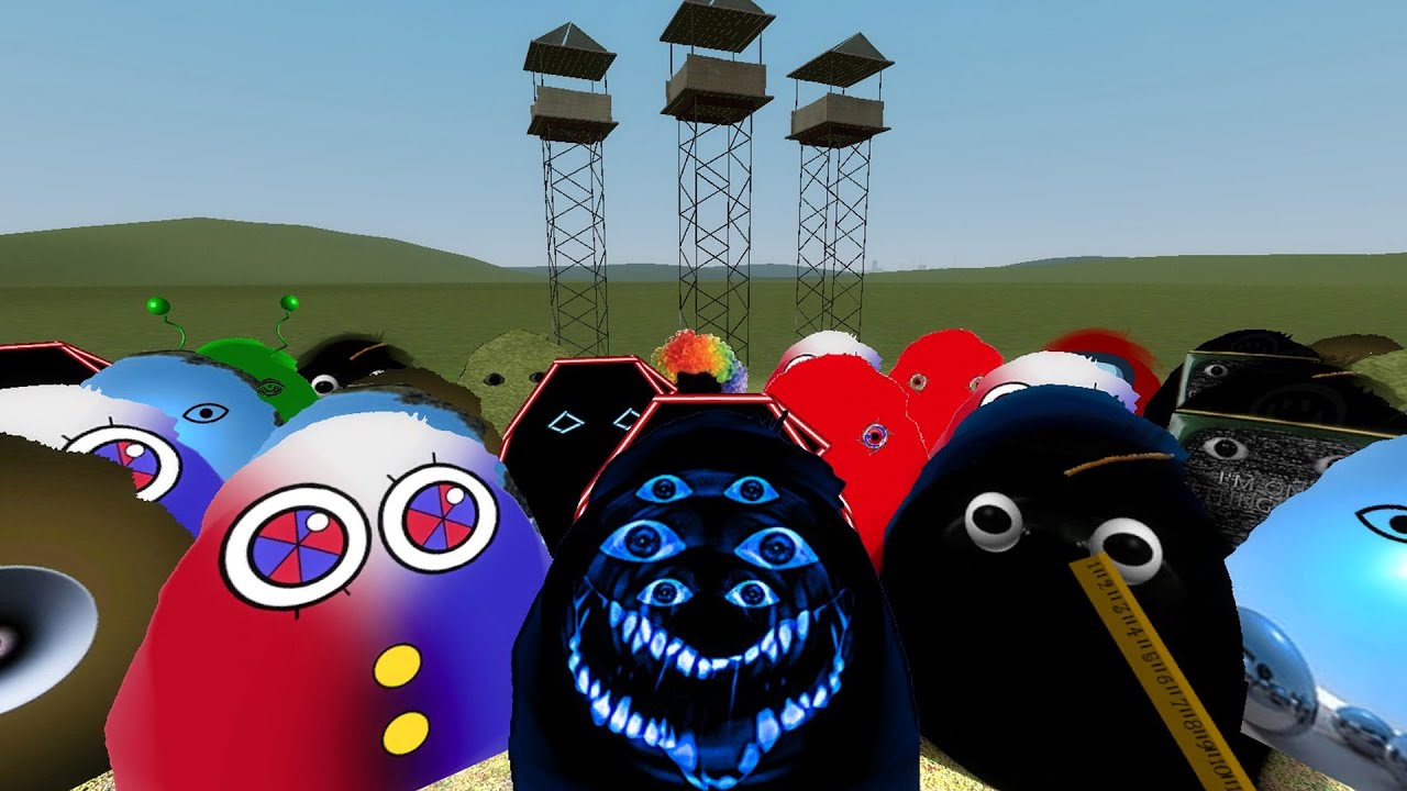 Angry Munci Family Vs Towers In Garry's Mod! (Park 44)