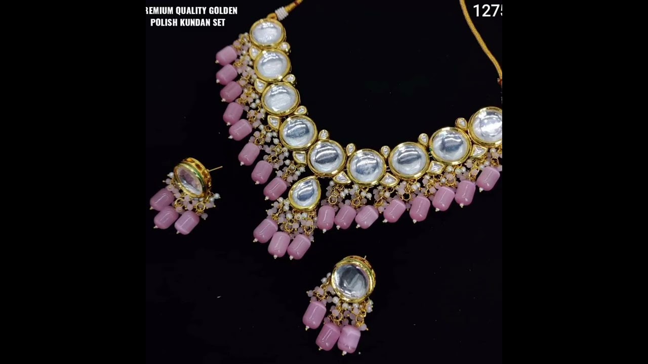 uncut kundan Necklace Sets #kundan #jewelry #jewellery #necklace #trending