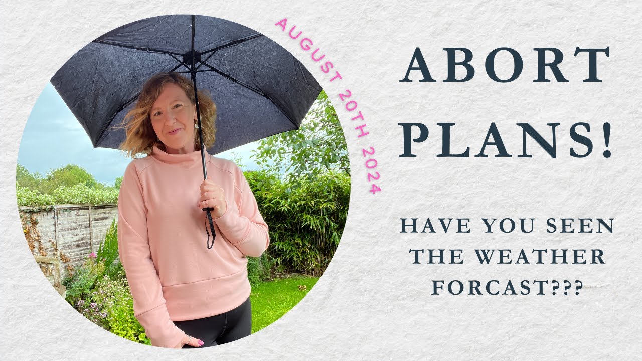 Abort Summer Sewing Plans, a Weather Warning is Coming! 20 August 24 #sewing #dressmaking #ukweather