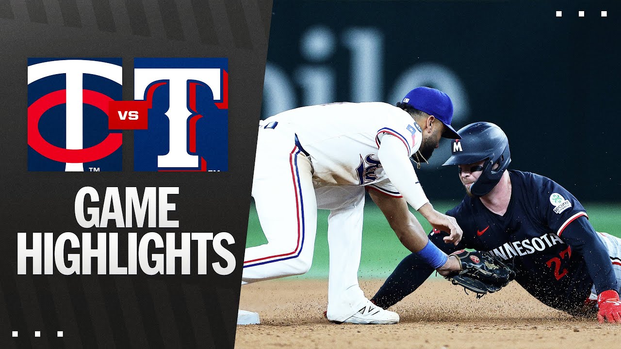 Twins vs. Rangers Game Highlights (9/23/25) | MLB Highlights