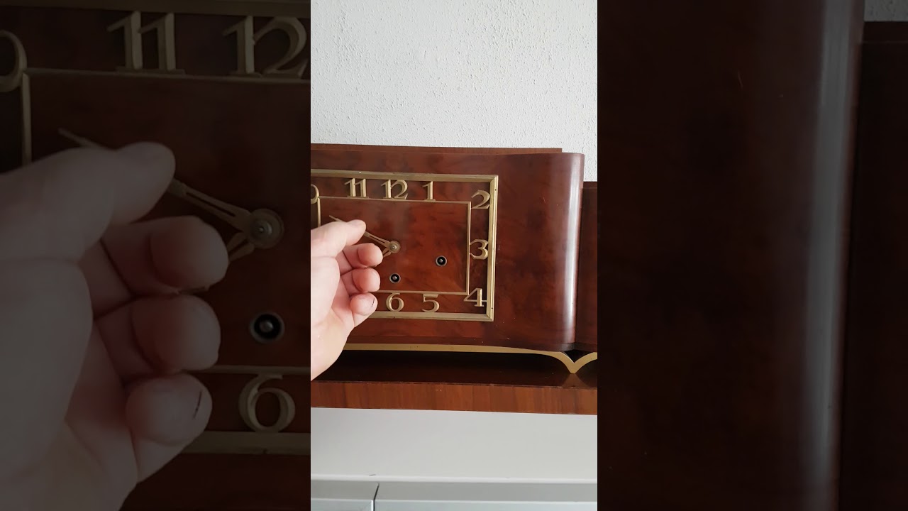 French Westminster chime mantel clock