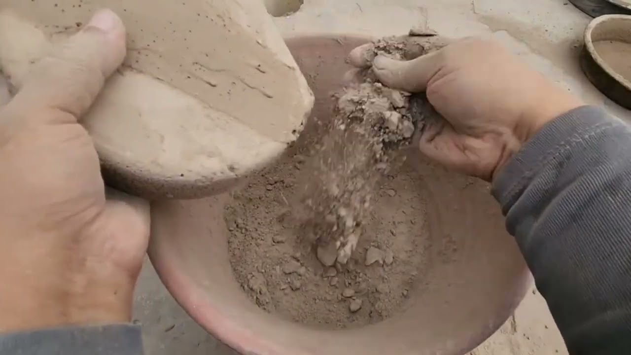 Pure mud pot crumbling | KHSH ASMR