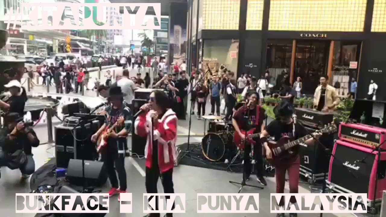 Bunkface - kita punya (Malaysia) live