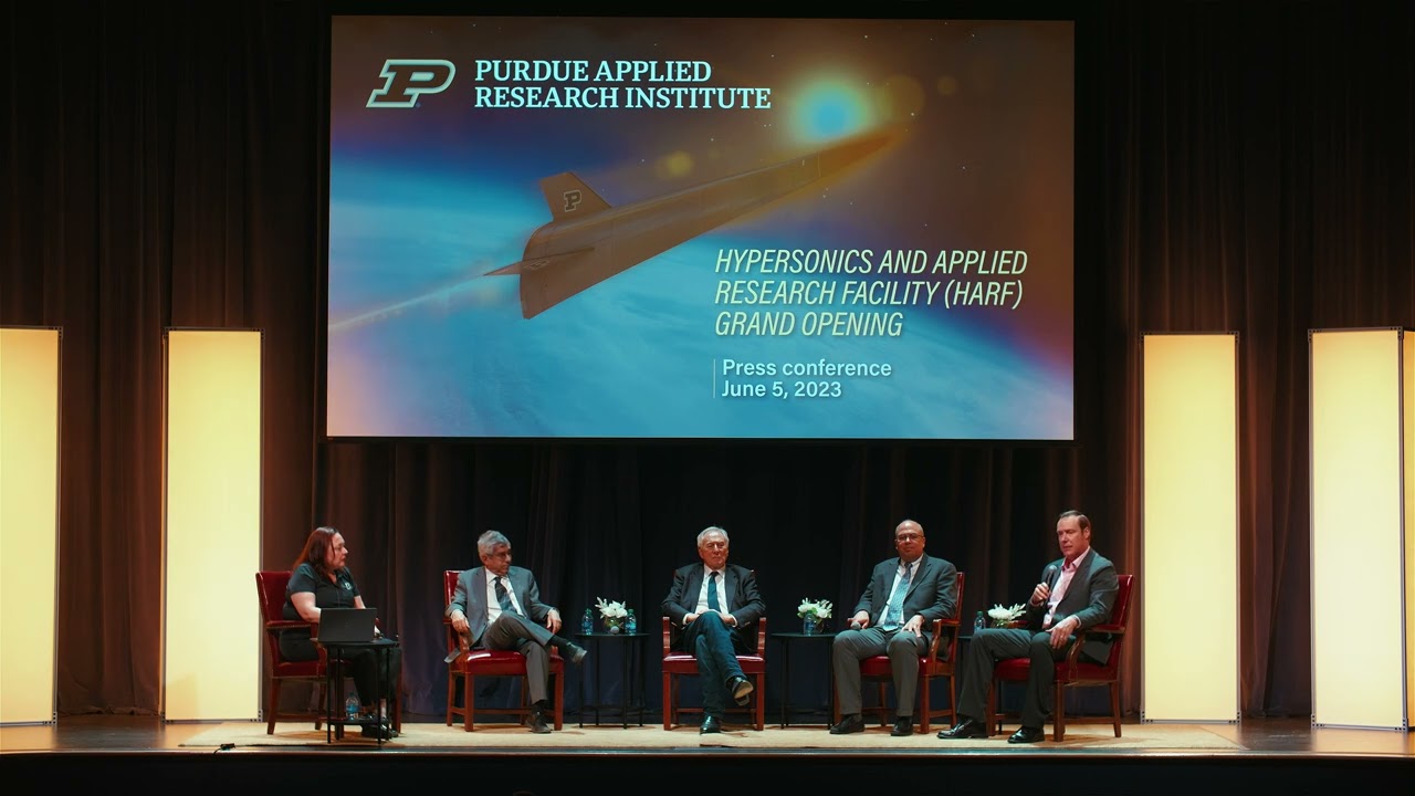2023 Purdue Applied Research Institute Mach 25 Facility Grand Opening Press Event