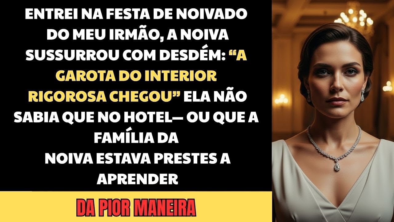 Eles zombaram de mim no noivado do meu irmão — até eu revelar quem eu realmente sou
