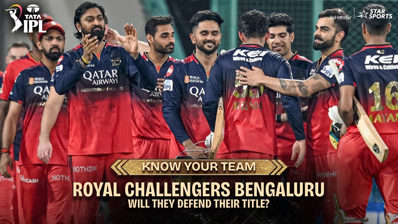 RCB’s Title defence begins | Squad Analysis & Key Combinations | Know Your Team | #TATAIPL 2026 🏏