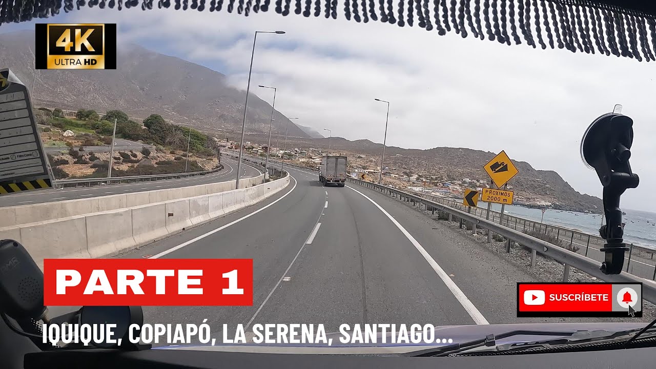 Viaje Iquique, Copiapó, La Serena, Santiago. /#chile #camiones #camioneros  #camionerosporelmundo