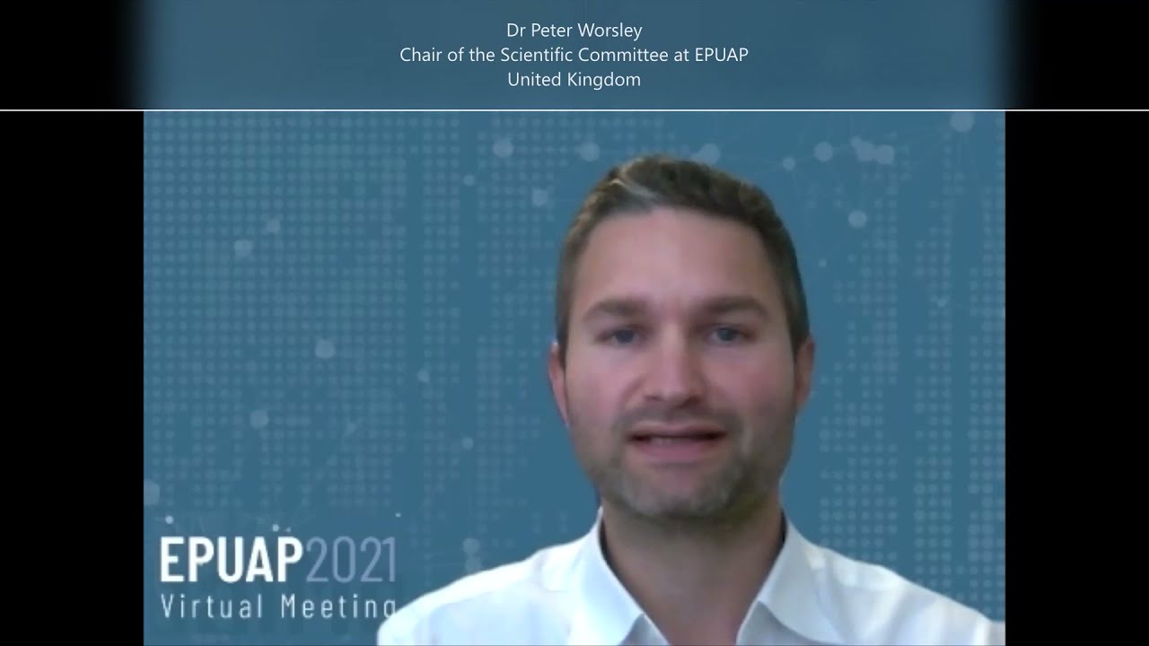 Dr. Peter Worsley invites you to the EPUAP 2021 Conference!