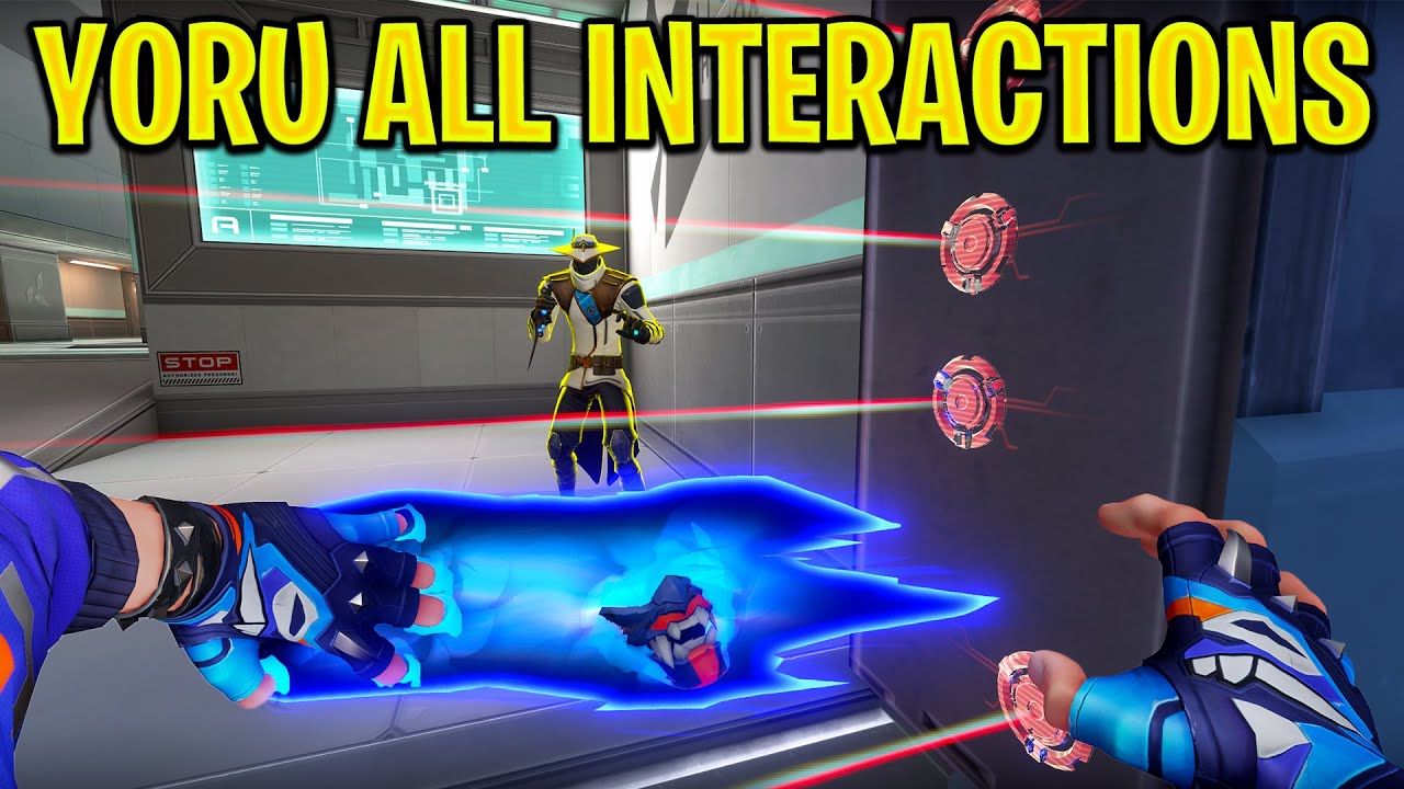 Valorant: YORU! ALL Agent Interactions and OP Tricks to Abuse!
