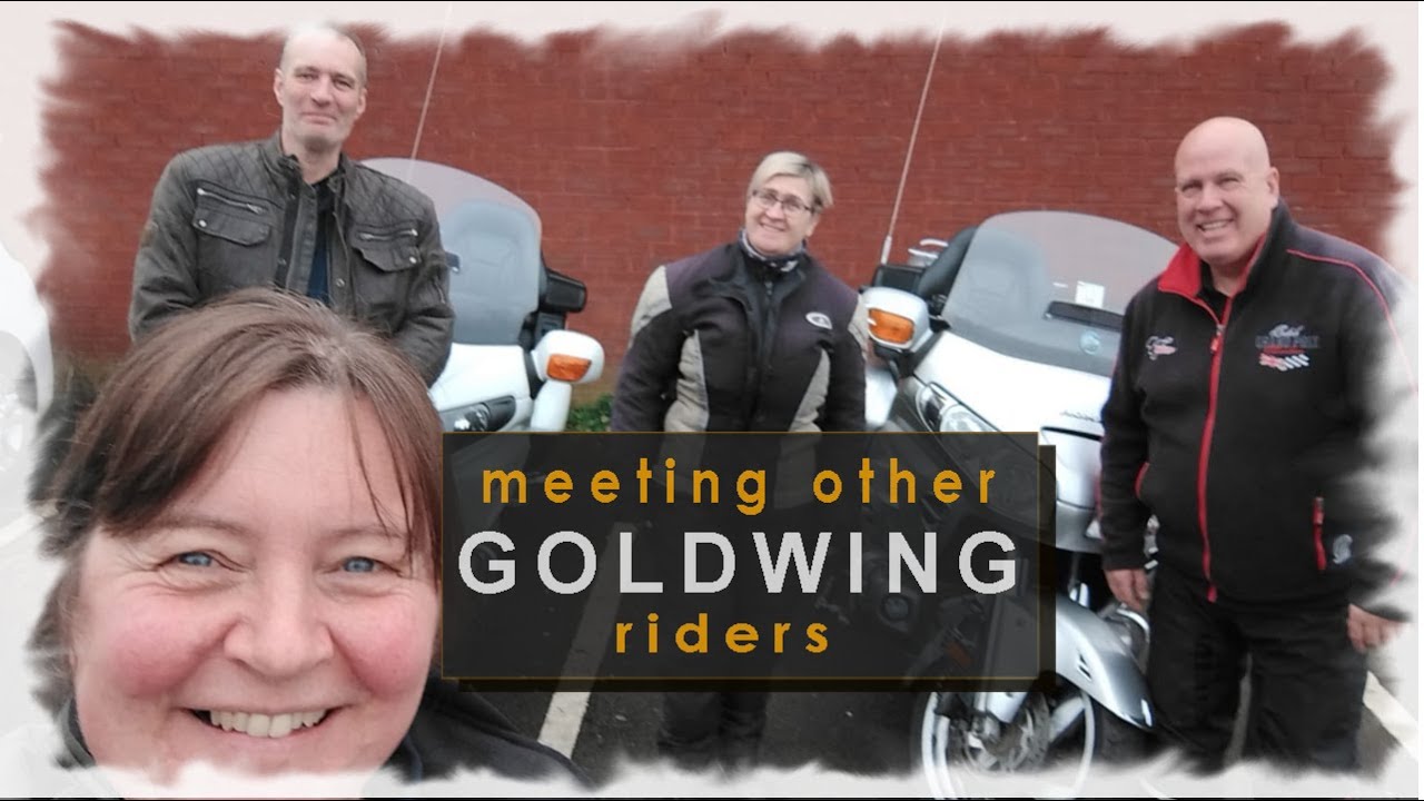 Riding into the Peak District to meet new friends with their Honda Goldwing GL1800!