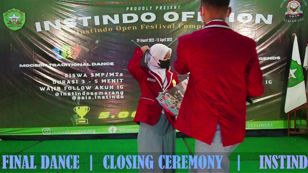 CLOSING CEREMONY & FINAL DANCE | INSTINDO OFETION 2022