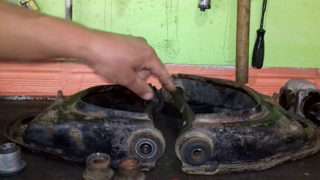 como trocar as buchas da balança superior do opala e caravan