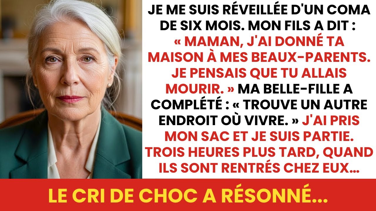 Après Mon Coma, Mon Fils A Donné Ma Maison À Ses Beaux-Parents… 