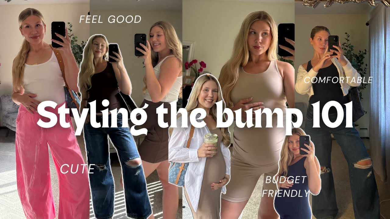 What to Wear While Pregnant | Comfortable & Cute Maternity Outfit Ideas mostly *non-maternity*