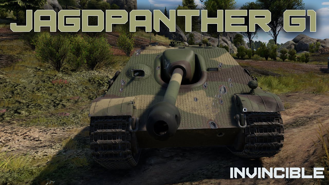 Jagdpanther G1, la brute allemande en 6.3. /  WAR THUNDER FR