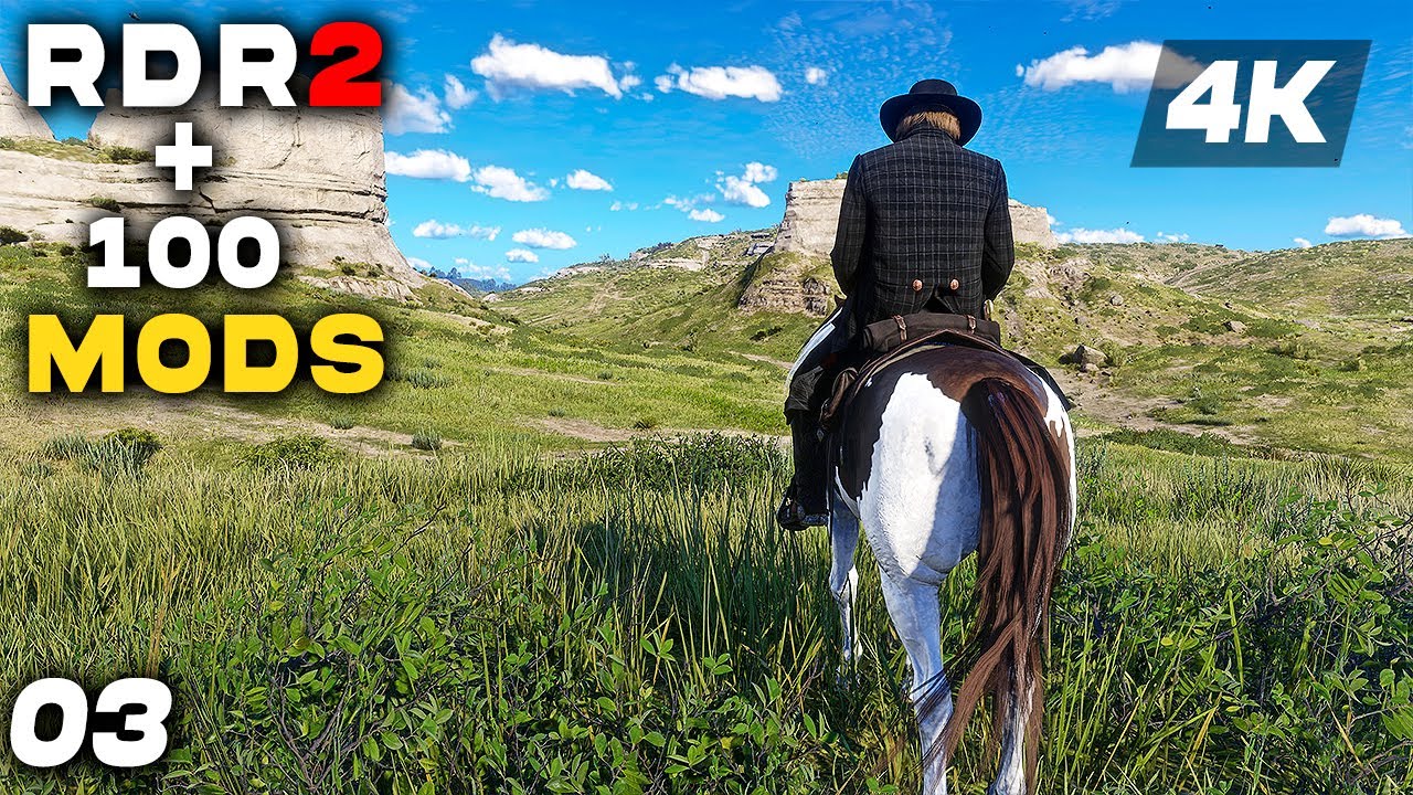 RED DEAD REDEMPTION 2 With 100+ MODS Gameplay Walkthrough Chapter 3 FULL GAME [4K 60FPS PC ULTRA]