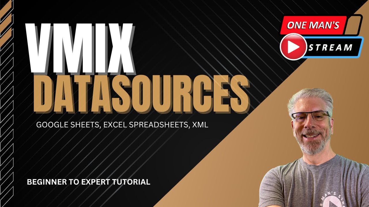 Topic: What Are vMix DataSources? | One Man's Stream EP 103 | vMix and vMix UTC