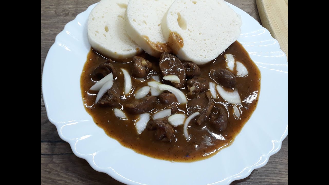 guláš ze srdíček a žaludků