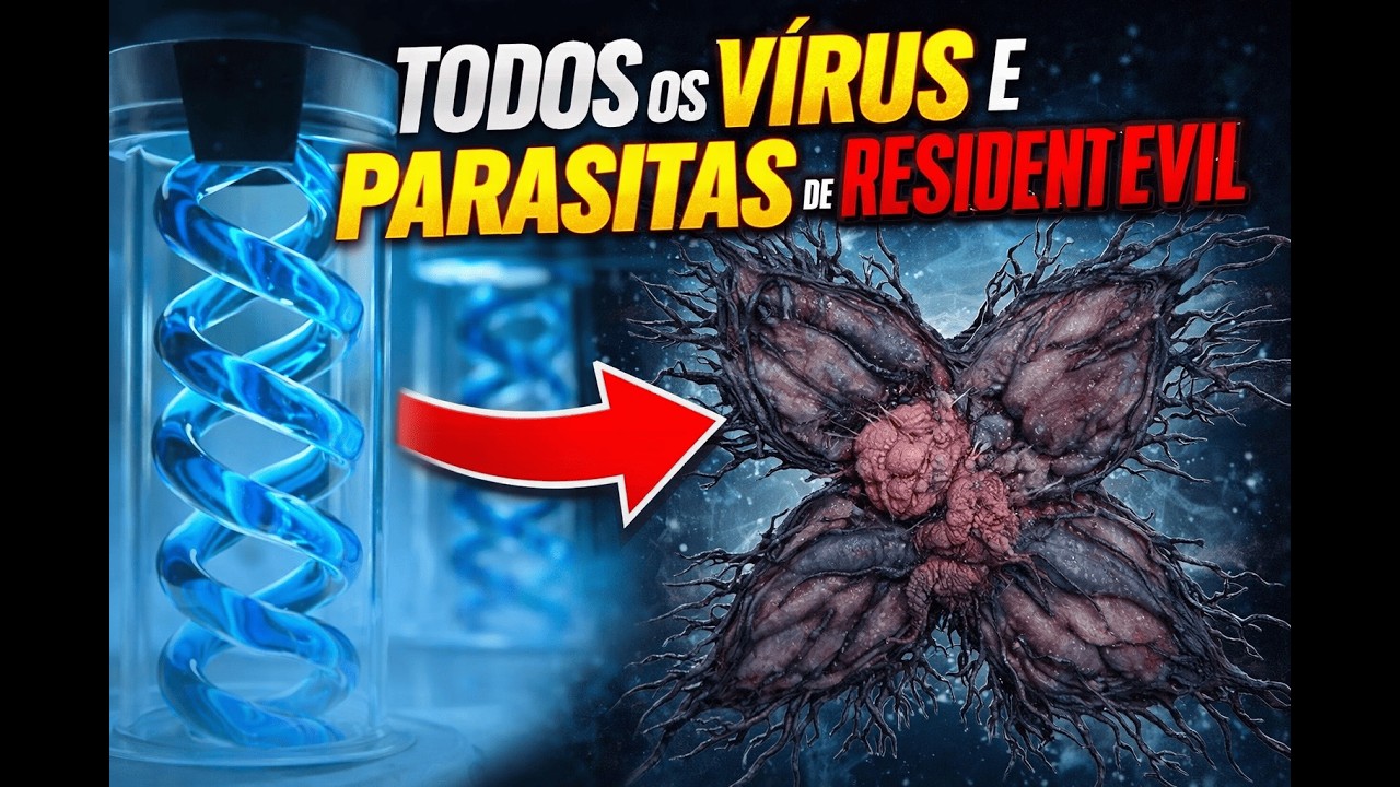 TODOS OS VÍRUS E PARASITAS DE RESIDENT EVIL (Do progenitor ao Megamiceto)