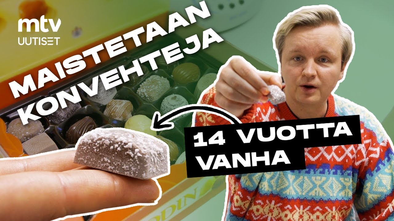 Miltä maistuu yli 14 vuotta vanha suklaa?! Löysimme pölyttyneen konvehtirasian