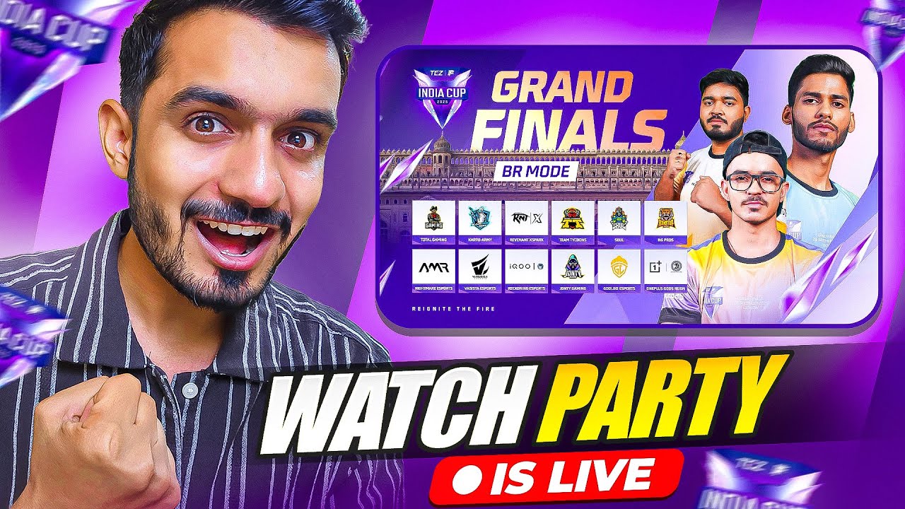 TEZ FFMIC |  BATTLE ROYLE  - LAN WATCH PARTY GRAND FINAL 🥇