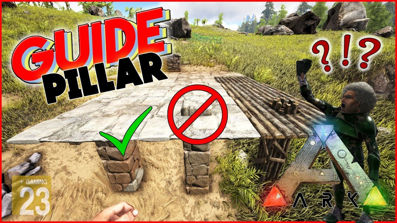ARK: Pillar TIPPS und TRICKS 💡 [INFO/Guide/Deutsch] Säulen richtig bauen!