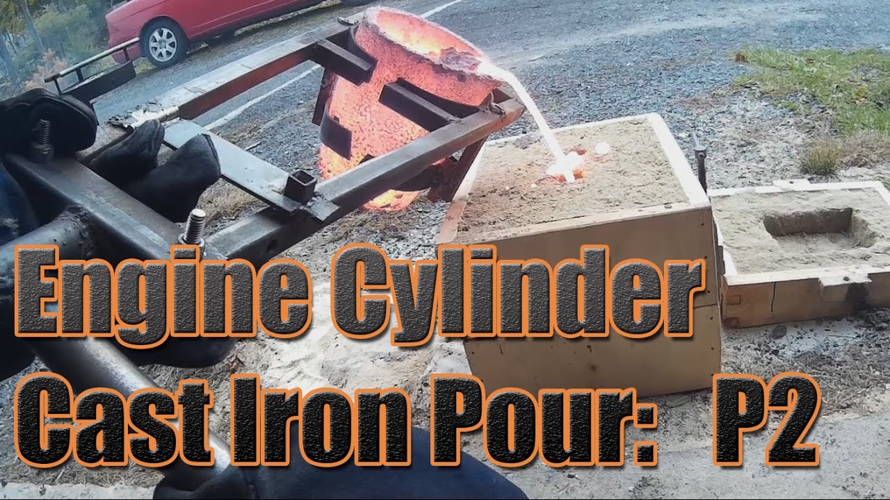 Steam Engine Build: Cast Iron Engine Cylinder Pour : Part 2