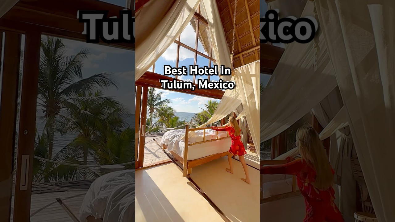 Best hotel in Tulum, Mexico! 📍La Valise #tulum #luxuryhotel #tulumbeach #besthotels #boutiquehotel