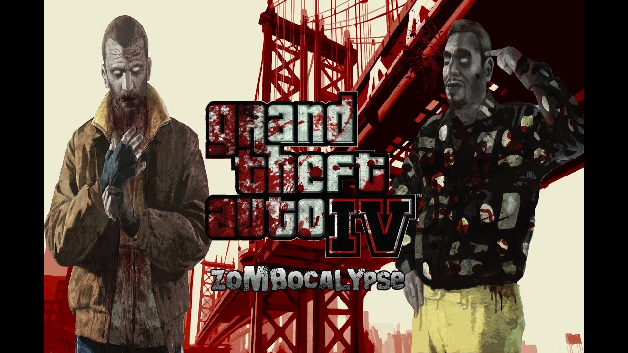 ОБЗОР: GTA 4  zombie mod (ZoMbocalYpse)