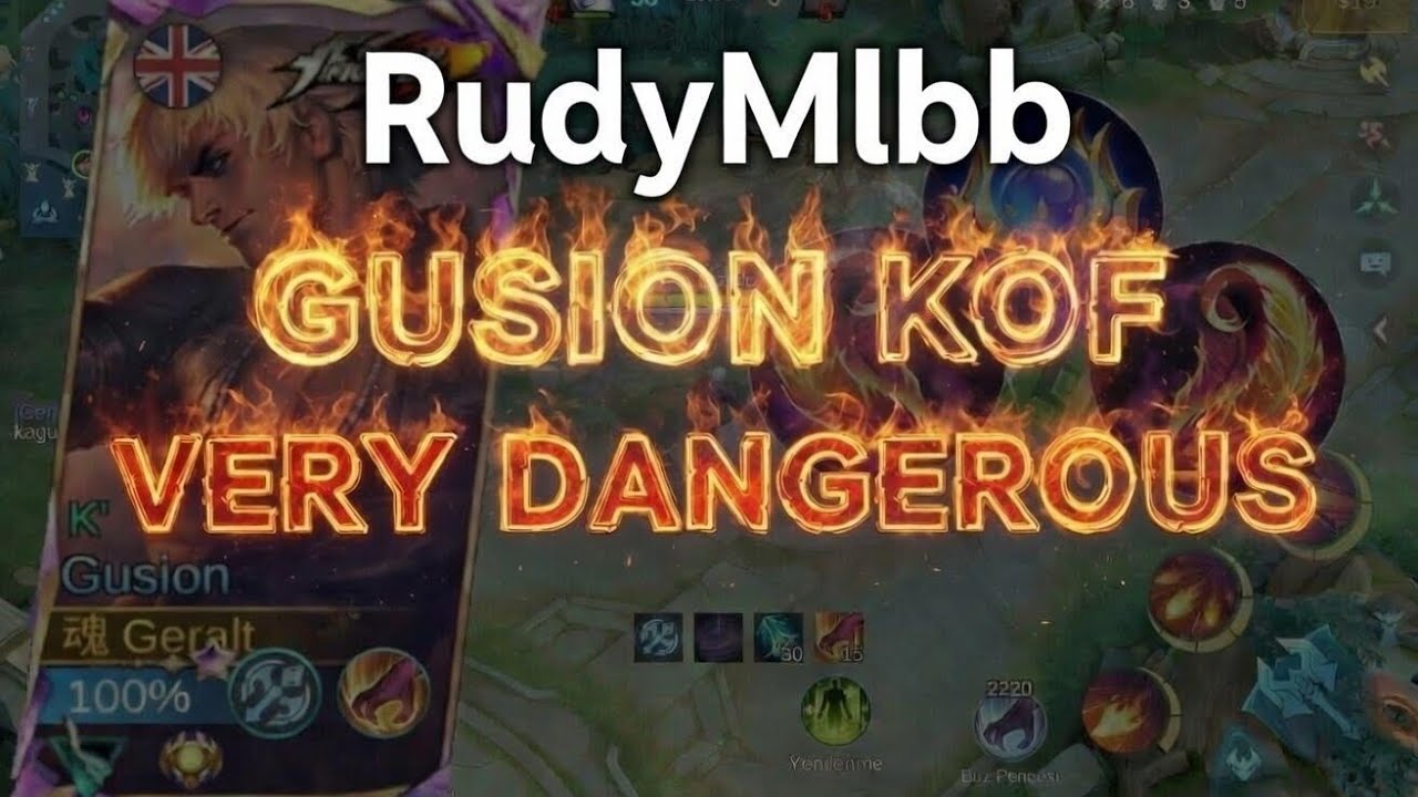 GUSION K' SKIN VERY STRONG - RudyMlbb 