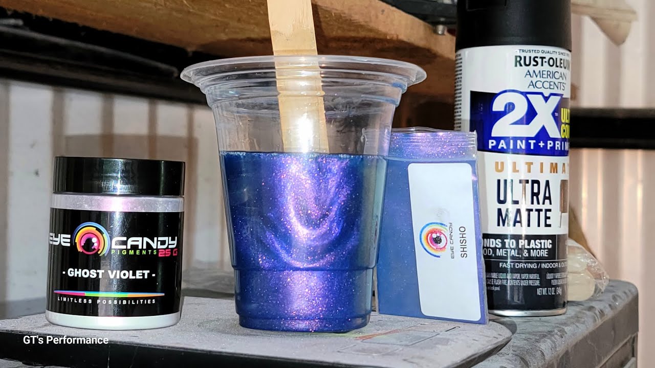 Давайте нанесём - перламутровый лак Shisho Colorshift на ультраматовый чёрный оттенок RUSTOLEUM