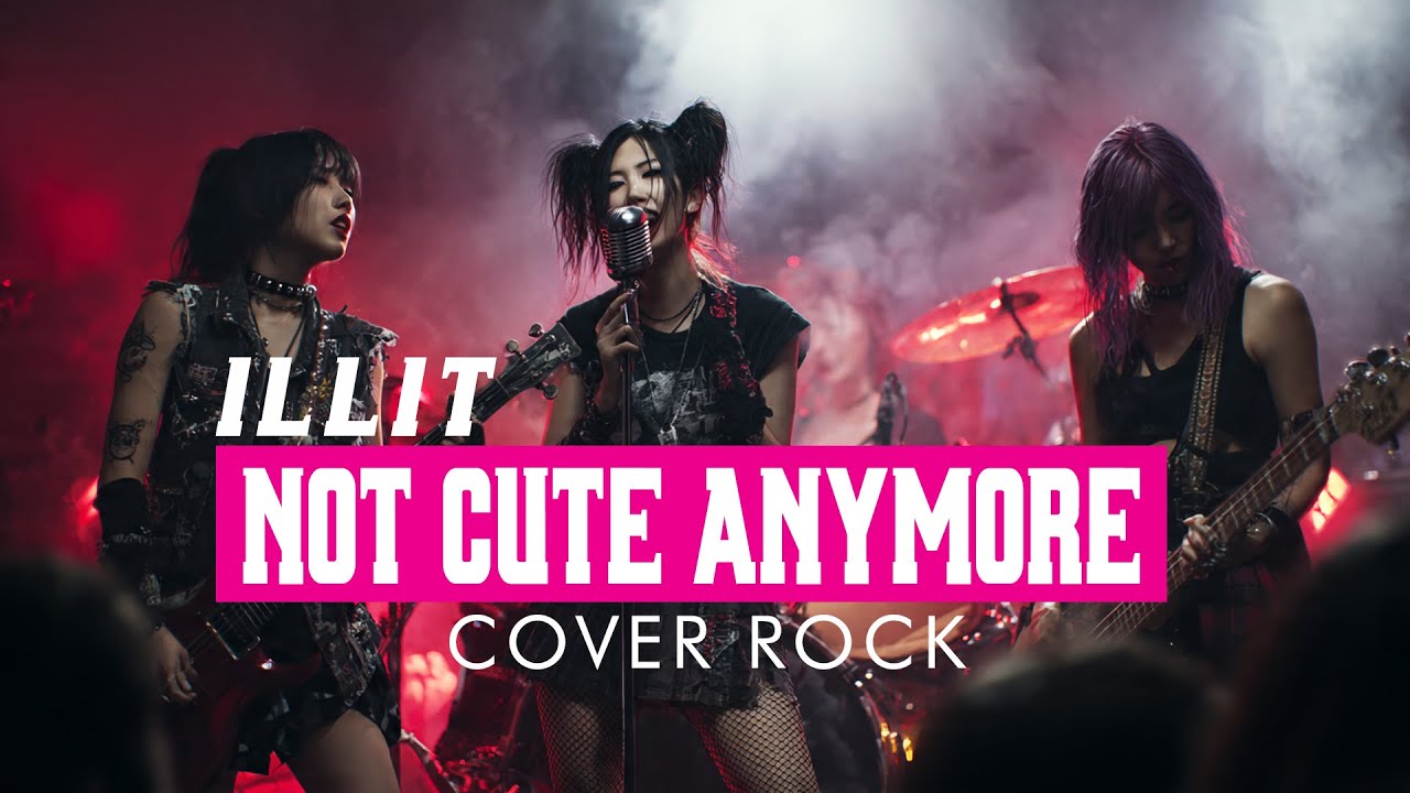 ILLIT (아일릿) 'NOT CUTE ANYMORE’  | Rock Cover English 🔥
