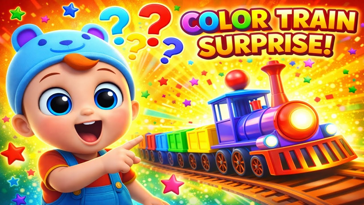 Color Train Surprise! 🚂 Learn Colors with Fun