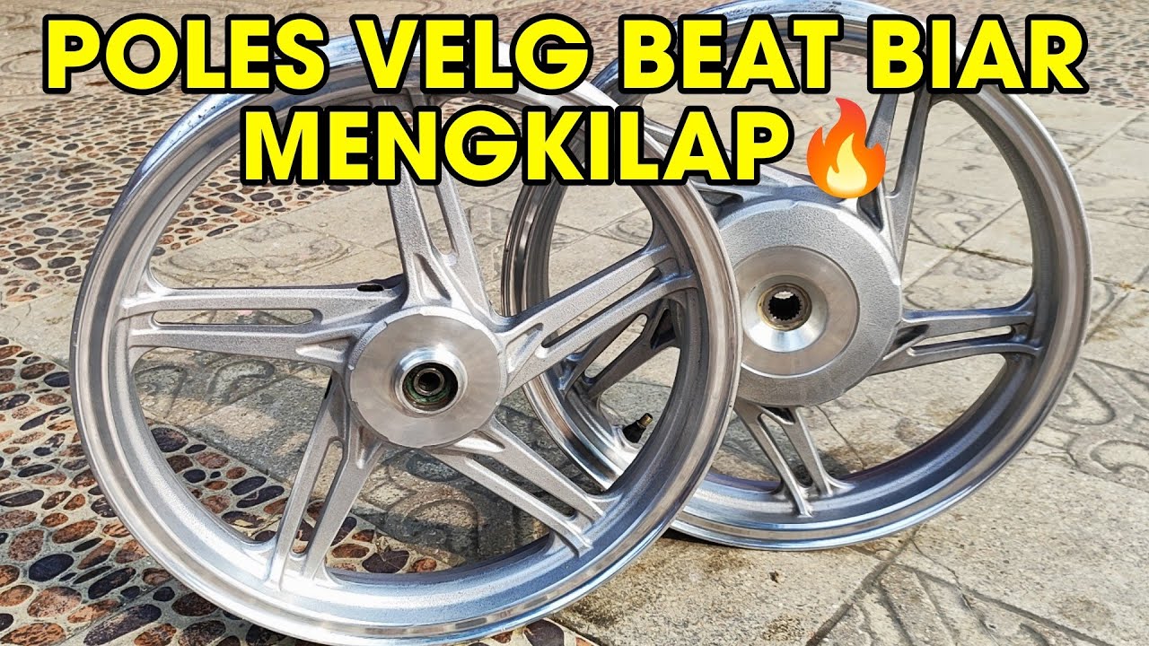 POLES VELG SETELAH CAT NYA DI REMOVER || POLES VELG BIAR MENGKILAP