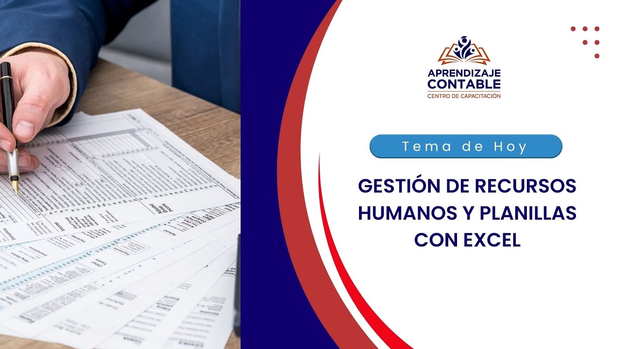 GESTIÓN DE RECURSOS HUMANOS Y PLANILLAS CON EXCEL