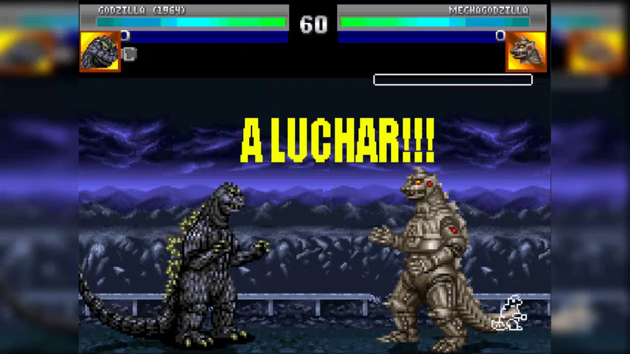 M.U.G.E.N: Godzilla The Kaiju Wars - Demo 4 - Godzilla (1964) Vs Mechagodzilla.