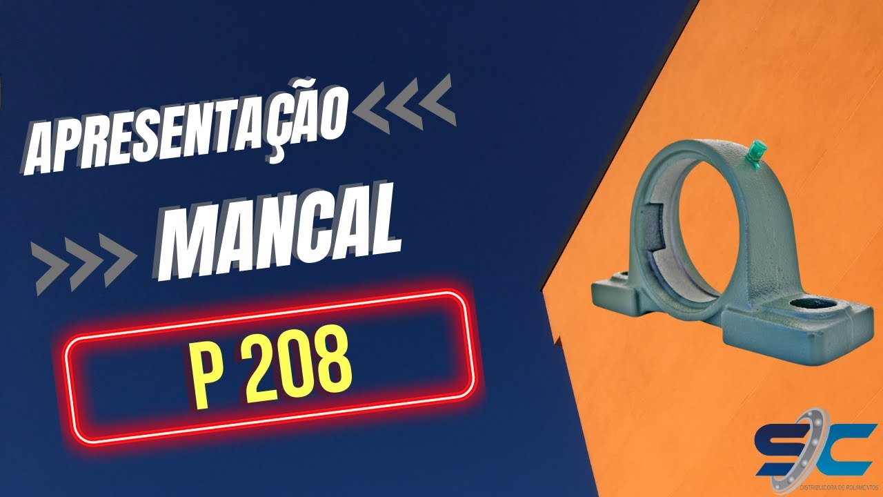Mancal P208 - SC Distribuidora de Rolamentos