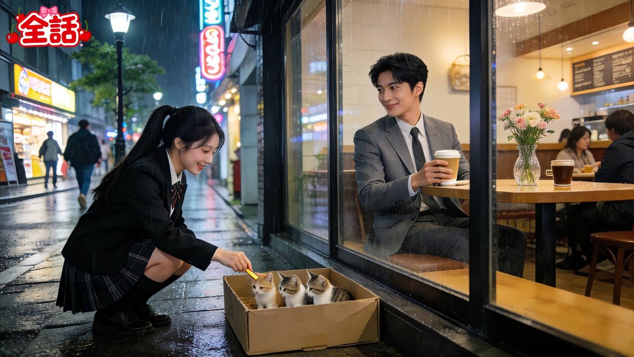 貧しい女子学生が最後の1円まで使って野良猫を救うと、CEOがそれを見て一目惚れ！愛はここから始まった！
