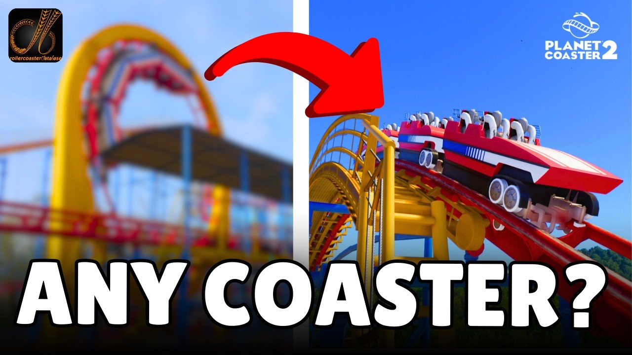Воссоздание случайных американских горок из RCDB | Planet Coaster 2
