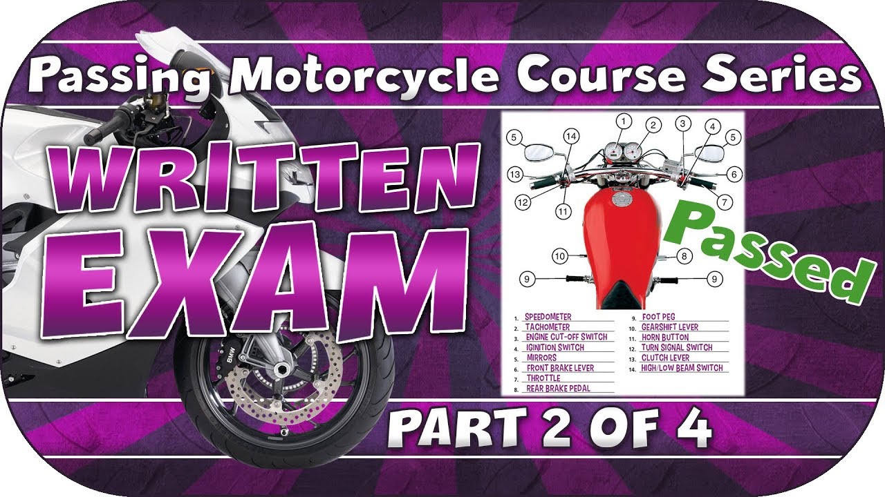 Passing The Motorcycle Written Exam