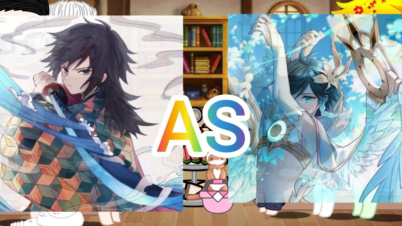 demon slayer react to giyuu as venti 1/?